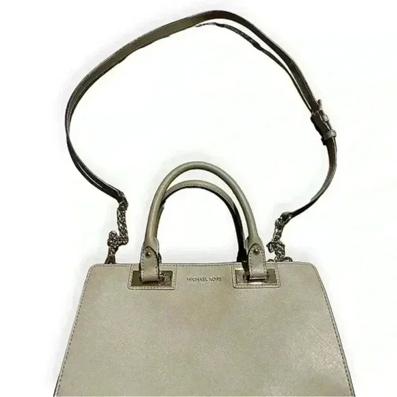 TAN MICHAEL KORS CROSSBODY SHOULDER BAG PURSE - Picture 4 of 6